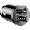 Зарядное устройство Baseus Grain Car Charger USB-A Black (CCALL-ML01) изображение 2