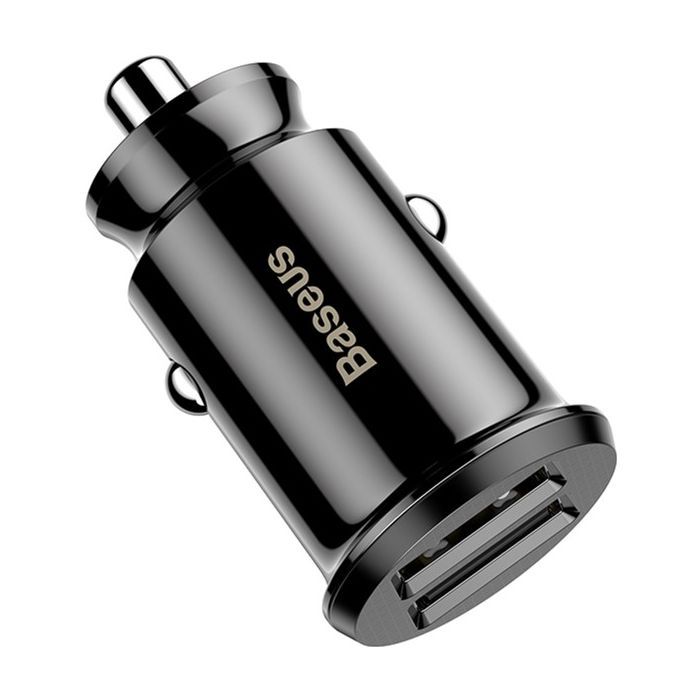 Зарядное устройство Baseus Grain Car Charger USB-A Black (CCALL-ML01) изображение 4