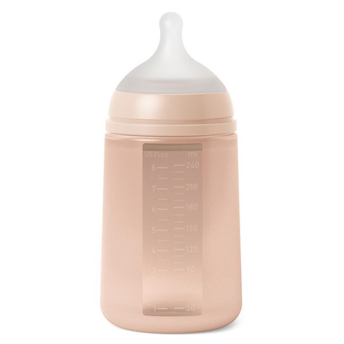 Бутылочка для кормления Suavinex Colour Essence силиконовая, медленный поток, 240 мл. (308072) изображение 2