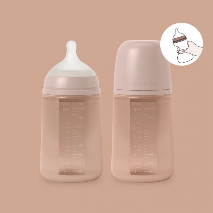 Бутылочка для кормления Suavinex Colour Essence силиконовая, медленный поток, 240 мл. (308072) изображение 4