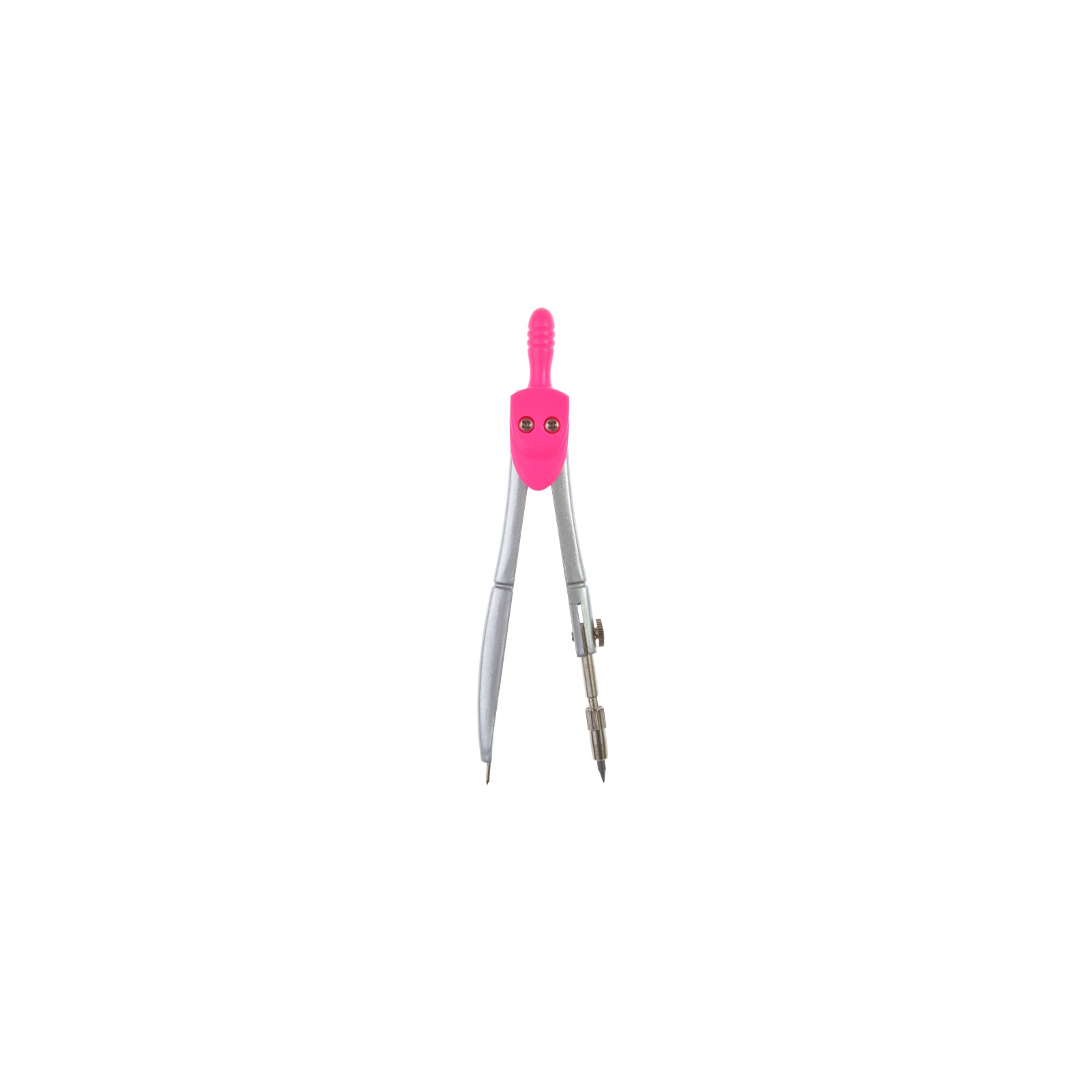 Циркуль Economix с запасными грифелями и адаптером, розовый (E81422) изображение 2