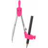 Циркуль Economix с запасными грифелями и адаптером, розовый (E81422) изображение 3
