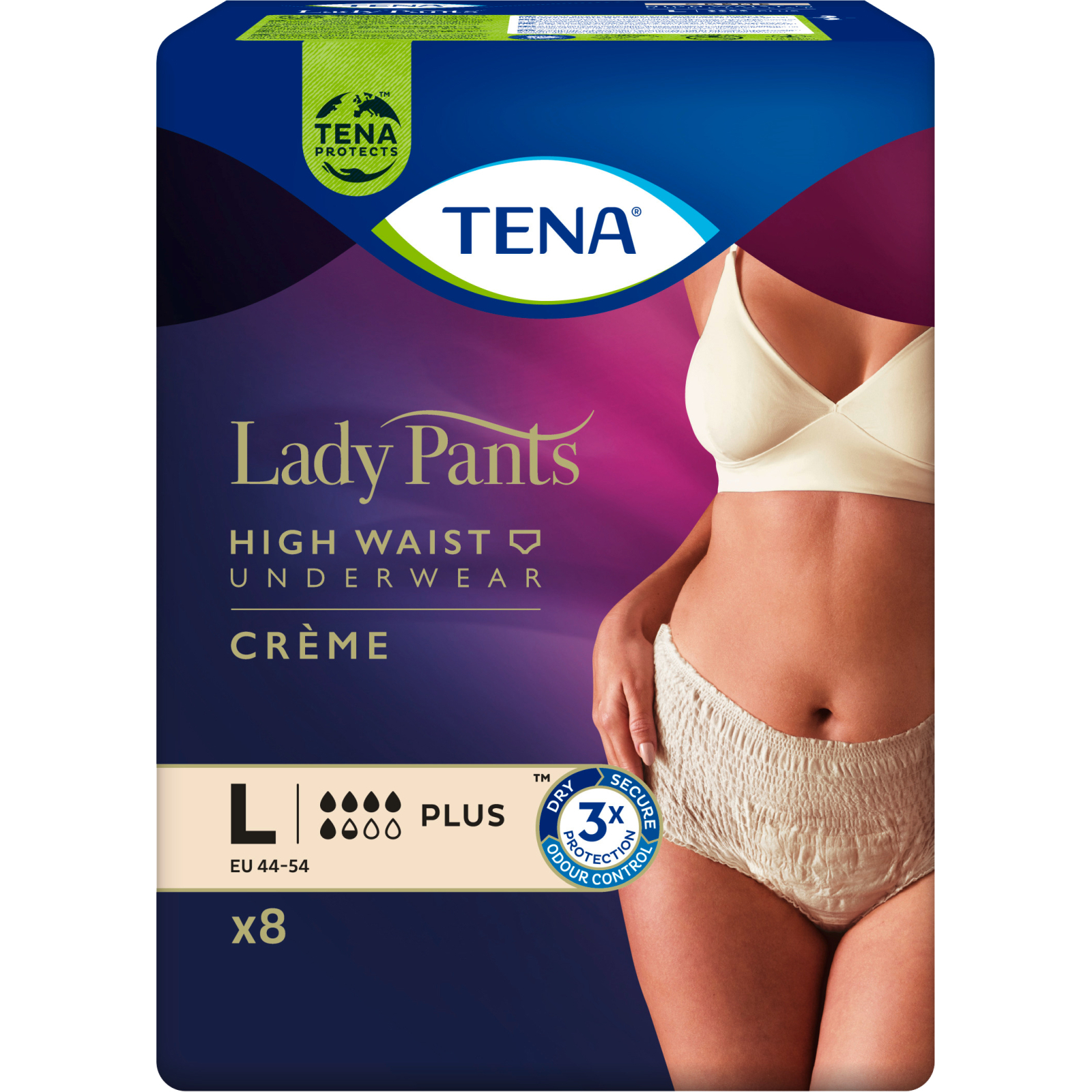 Подгузники для взрослых Tena Lady Pants Plus для женщин Large 8 шт (7322540920796) изображение 2
