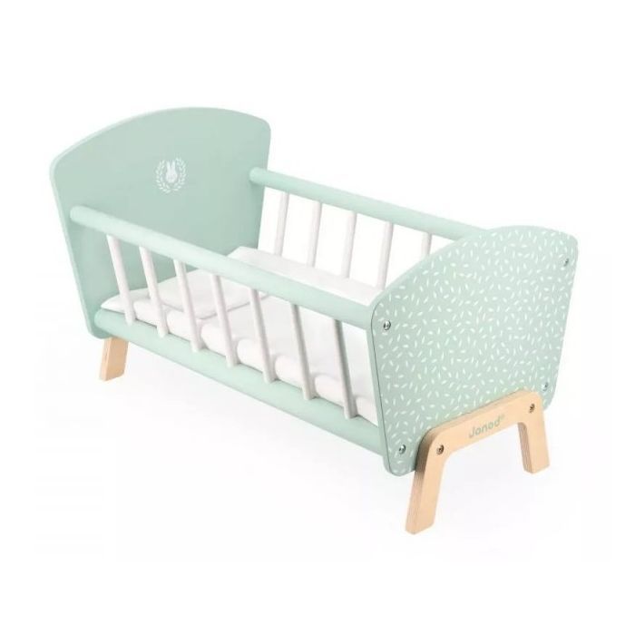 Игровой набор Janod Кроватка для куклы мятная (J05902) изображение 3