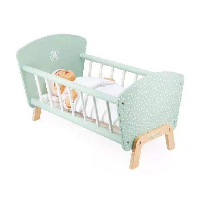 Игровой набор Janod Кроватка для куклы мятная (J05902) изображение 6