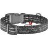Нашийник для тварин WAUDOG Re-cotton з QR паспортом світловідбивний Ш 15 мм Д 25-35 см сірий (028611) зображення 2