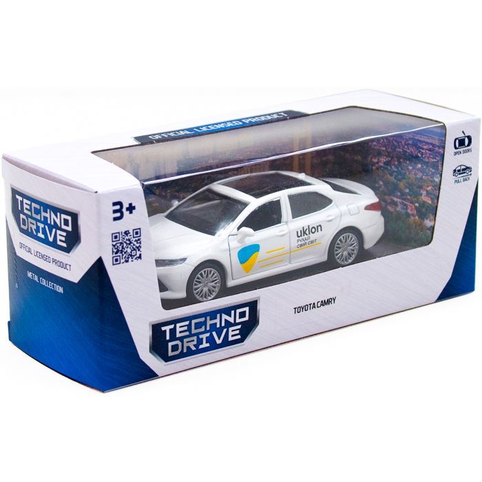 Машина TechnoDrive Toyota Camry Uklon (білий) (250291) зображення 10