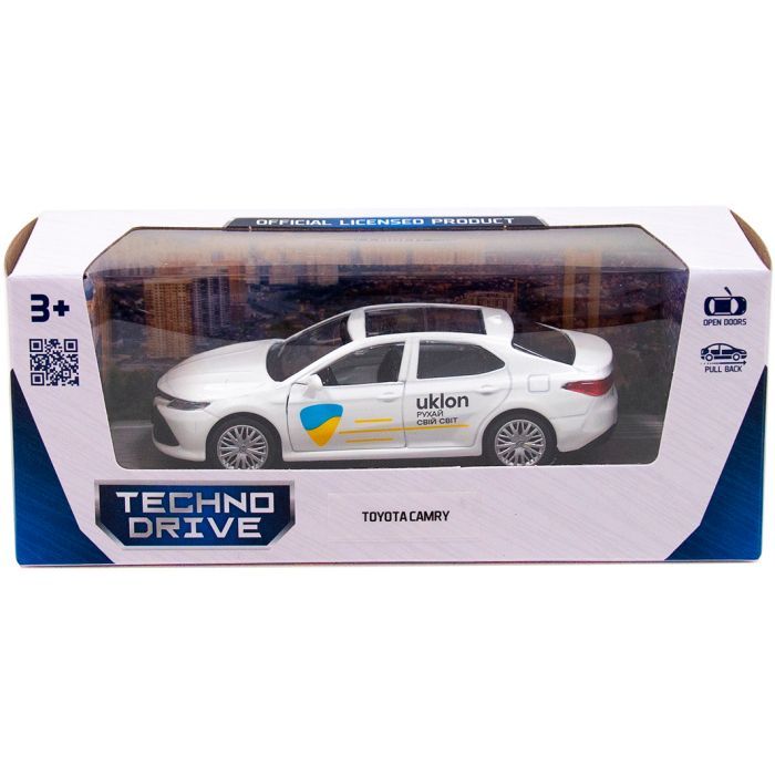 Машина TechnoDrive Toyota Camry Uklon (білий) (250291) зображення 11