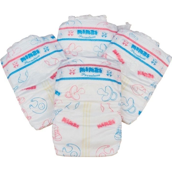 Подгузники Mimzi Premium S 3-6 кг 84 шт. 1 + 1 3 пачки (MDS3) (4820209800166) изображение 4