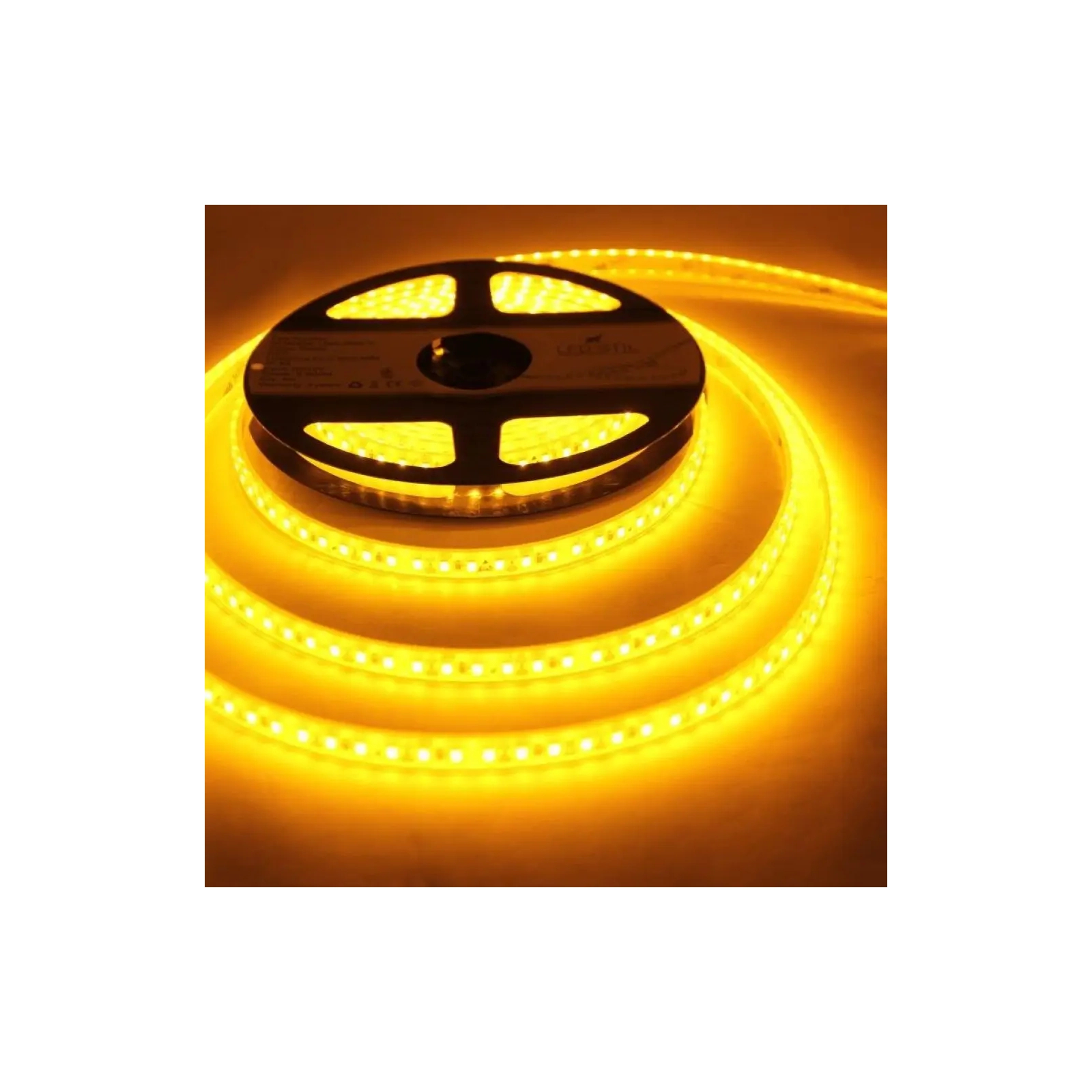 Светодиодная лента LED-STIL 9,6 Вт/м 2835 120 діодів IP68 12 Вольт 70 lm ЖОВТИЙ (DFN2835-120A-IP68-Y) изображение 3