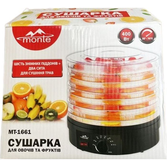 Сушка для овочів та фруктів Monte MT-1661 зображення 3