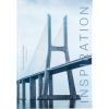 Канцелярская книга Axent Inspiration А4 в твердом переплете 96 листа клетка (8422-564-A)