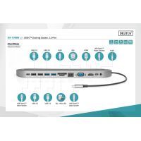 Порт-реплікатор Digitus USB-C, 12 Port (DA-70888) зображення 11