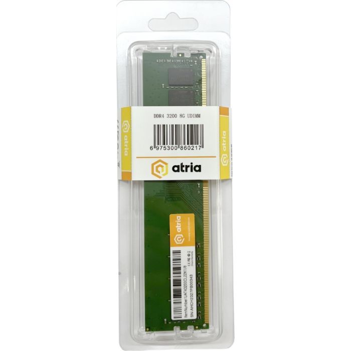 Модуль памяти для компьютера DDR4 16GB 3200 MHz ATRIA (UAT43200CL22K1/16) изображение 3