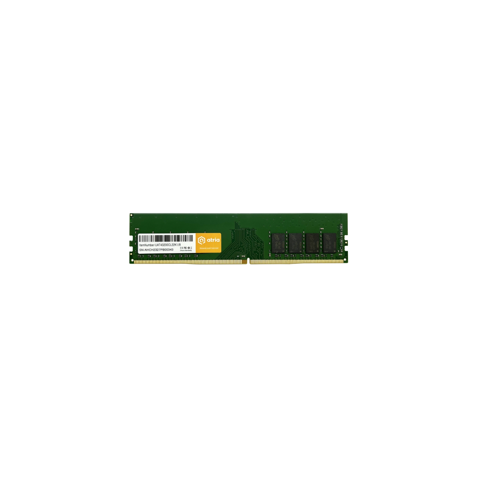 Модуль памяти для компьютера DDR4 8GB 3200 MHz ATRIA (UAT43200CL22K1/8)