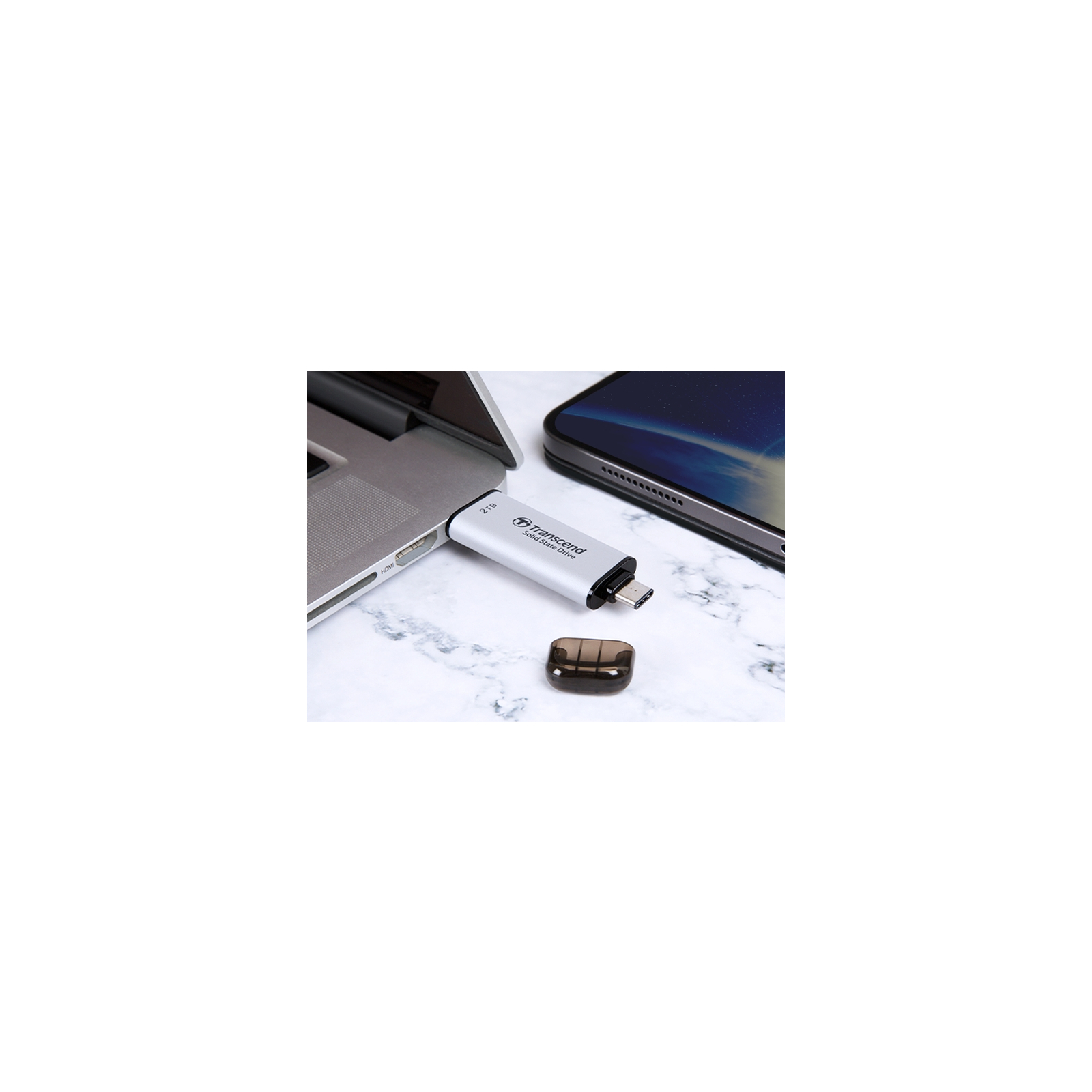 Накопитель SSD USB 3.2 2TB ESD310 Transcend (TS2TESD310S) изображение 5