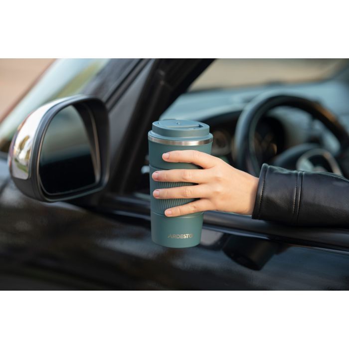 Термокружка Ardesto Urban 500 мл Темно-синя (AR2650DB) изображение 4