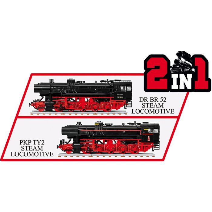 Конструктор Cobi Локомотив DRB Class 52 1:35, 1723 детали (COBI-6283) изображение 9