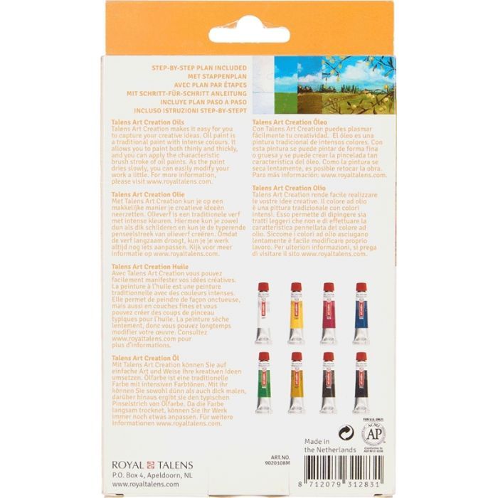 Масляные краски Royal Talens ArtCreation 8 цветов 12 мл (8712079312831) изображение 5