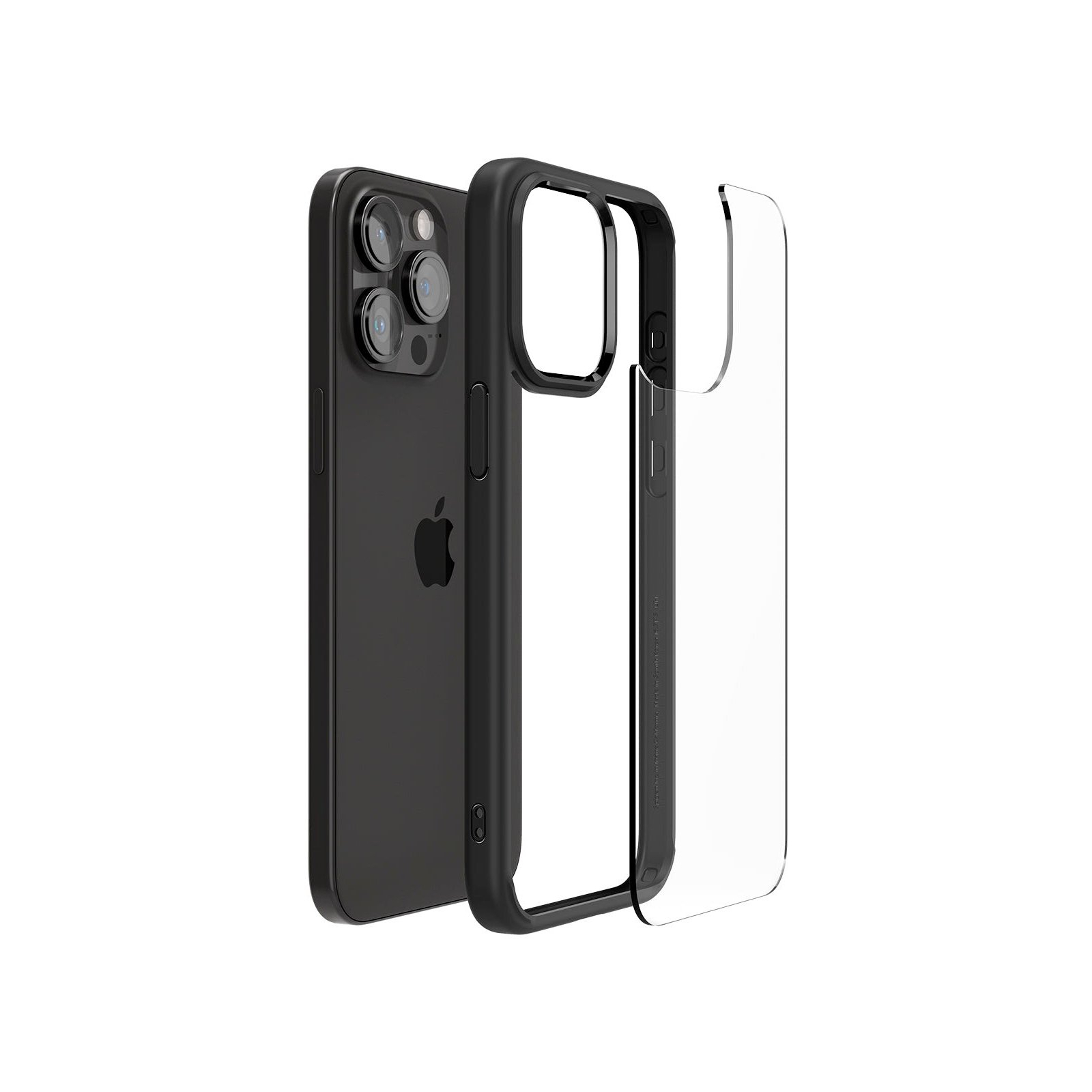 Чехол для мобильного телефона Spigen Apple iPhone 15 Pro Ultra Hybrid Matte Black (ACS06713) изображение 9