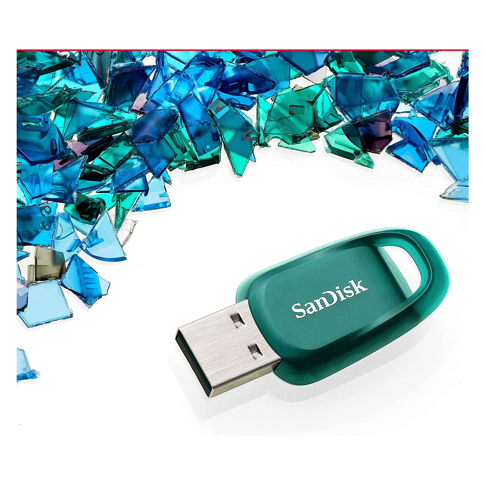 USB флеш накопитель SanDisk 64GB Ultra Eco USB 3.2 (SDCZ96-064G-G46) изображение 2