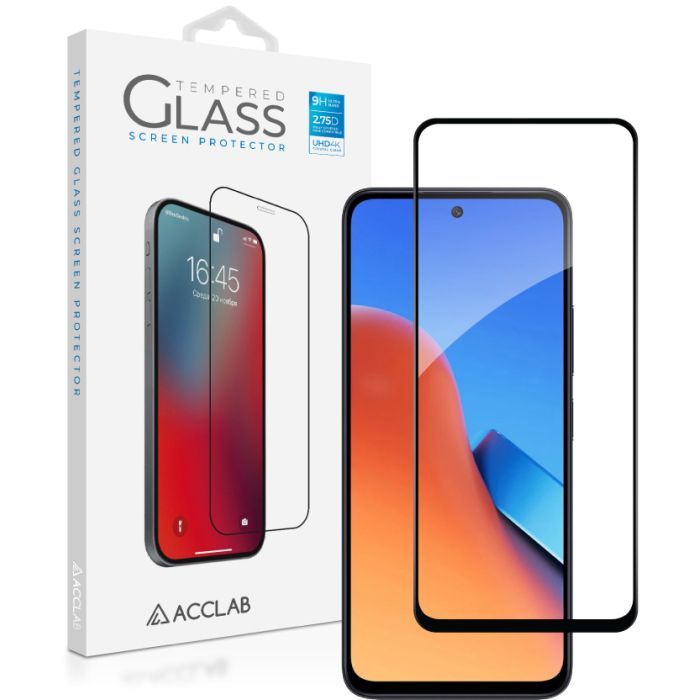 Стекло защитное ACCLAB Full Glue Xiaomi Redmi 12 (1283126573200) изображение 7