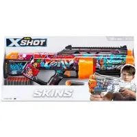 Іграшкова зброя Zuru X-Shot Швидкострільний бластер Skins Last Stand Graffiti (16 патронів) (36518B) зображення 5