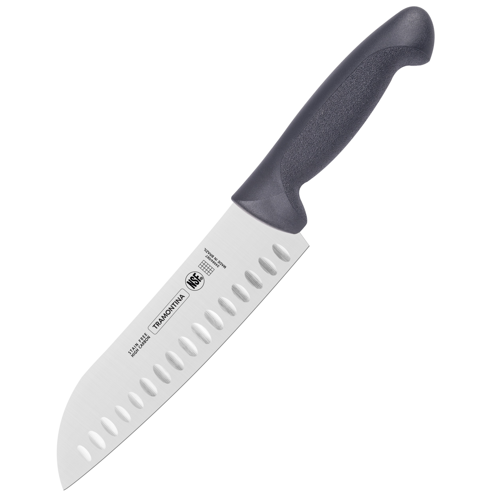 Кухонный нож Tramontina Profissional Master Сантоку 178 мм Сірий (24564/067)