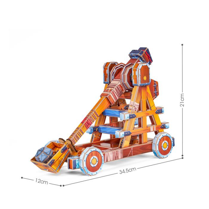 Пазл Cubic Fun Трехмерная головоломка-конструктор Stem Катапульта (DS1086h) изображение 2