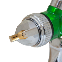 Краскопульт Sigma HVLP 1.3+1.7 верхний бак, (зеленый) (6812121) изображение 4