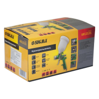 Краскопульт Sigma HVLP 1.3+1.7 верхний бак, (зеленый) (6812121) изображение 9