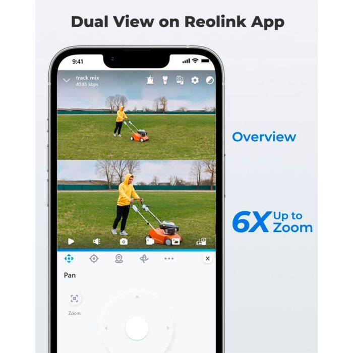 Камера відеоспостереження Reolink TrackMix Wi-Fi зображення 6