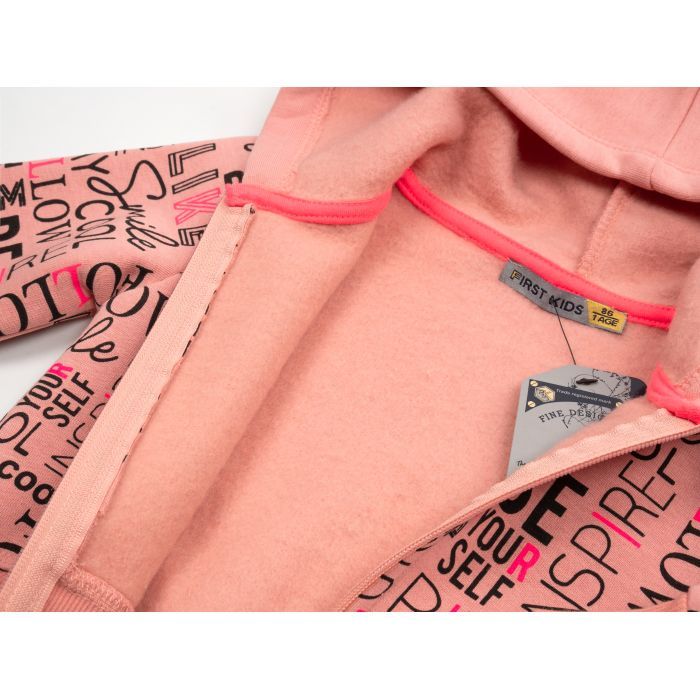 Кофта дитяча First kids флісова (572-98G-peach) зображення 4