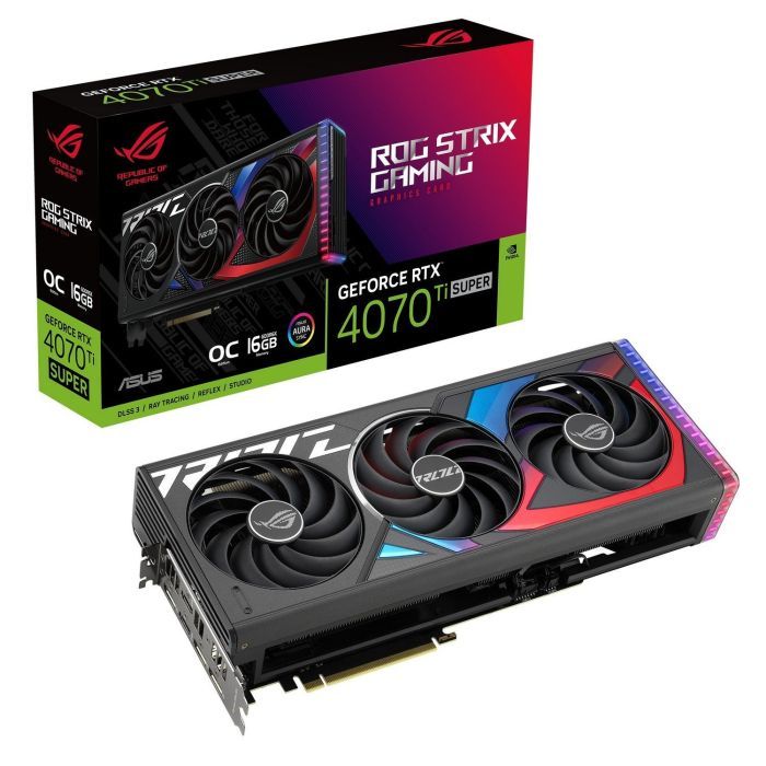 Видеокарта ASUS GeForce RTX4070Ti SUPER 16Gb ROG STRIX OC GAMING (ROG-STRIX-RTX4070TIS-O16G-GAMING) изображение 2