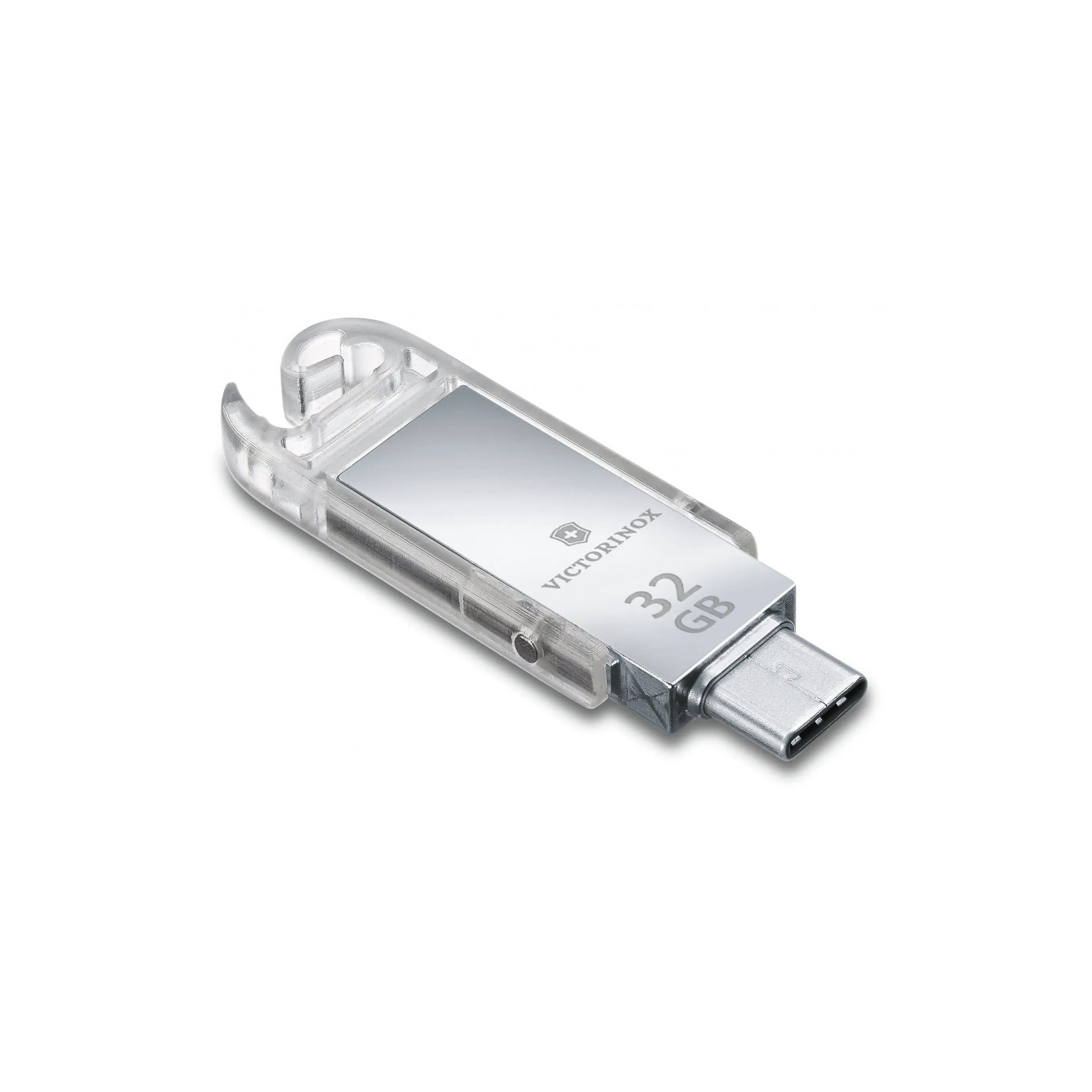 Ніж Victorinox VictorinoxWor 58 мм Прозорий червоний USB 3.0/3.1 32 Gb (4.6235.TG32B1) зображення 4