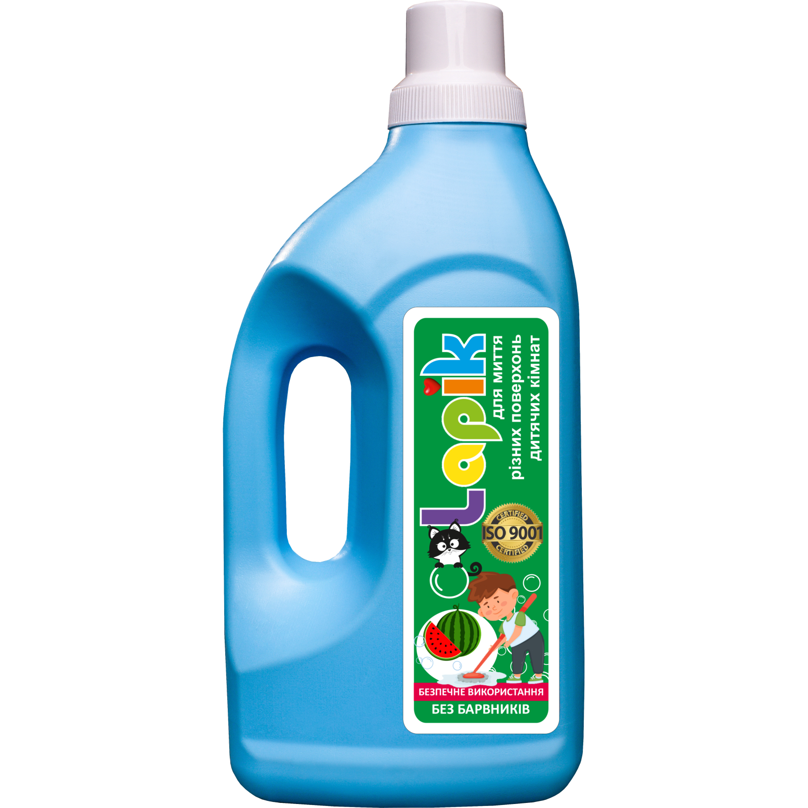 Средство для мытья пола Lapik Для мытья разных поверхностей детских комнат С ароматом арбуза 1.25 л (4823112601240)