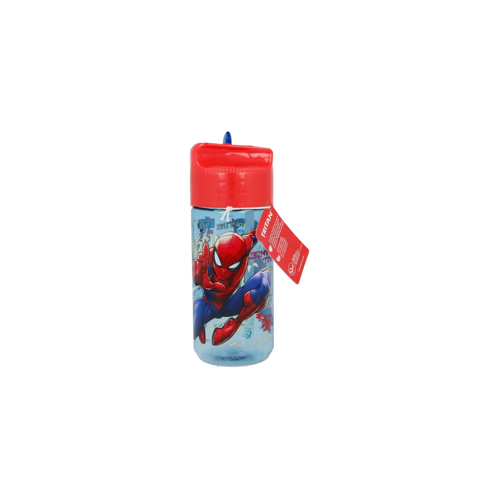 Поильник-непроливайка Stor Spiderman Graffiti, Tritan Hydro Bottle 430 ml (Stor-37936)