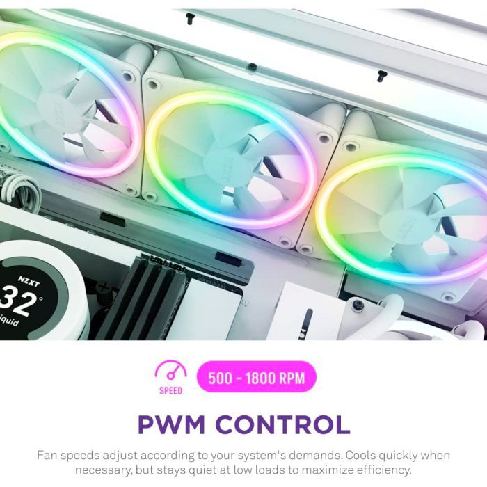 Кулер для корпуса NZXT F120RGB Duo (RF-D12SF-W1) изображение 11