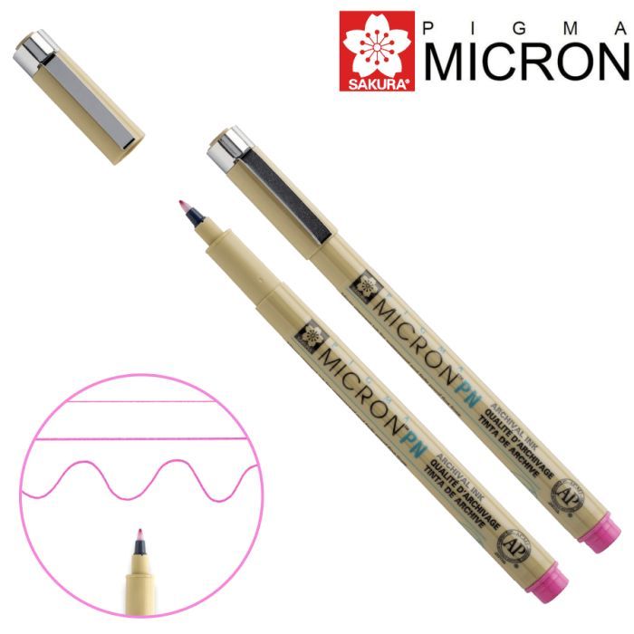 Лайнер Sakura PIGMA MICRON PN Рожево-червоний (0.4-0.5мм) (084511307179)