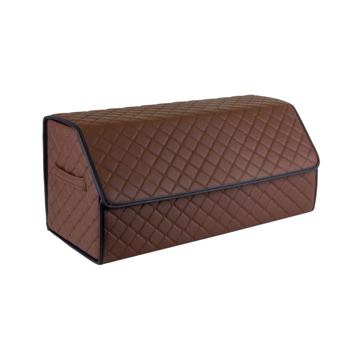 Сумка-органайзер EVAtech ECO L 30x30x65 см коричневая с коричневой нитью (EHECELZZBB)