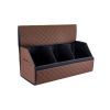 Сумка-органайзер EVAtech ECO L 30x30x65 см коричневая с коричневой нитью (EHECELZZBB) изображение 3