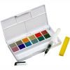 Художественный набор Derwent Metallic Paint Pan, 12 цветов+кисть с резервуаром (5028252599924) изображение 4