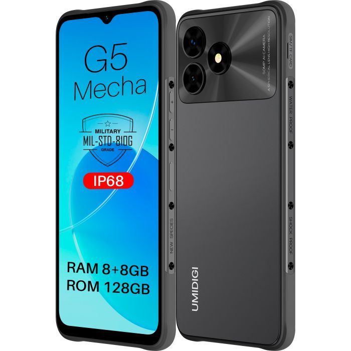 Мобильный телефон Umidigi G5 Mecha (RP08) 8/128Gb Gray (6973553523019) изображение 11