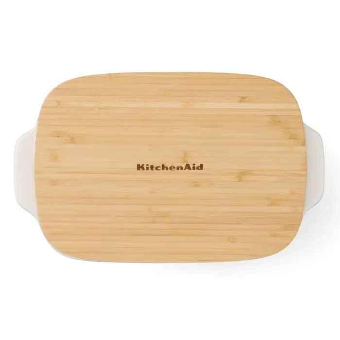 Форма для выпечки KitchenAid з кришкою керамогранітна 0,9 л Фісташкова (CC007424-001) изображение 3