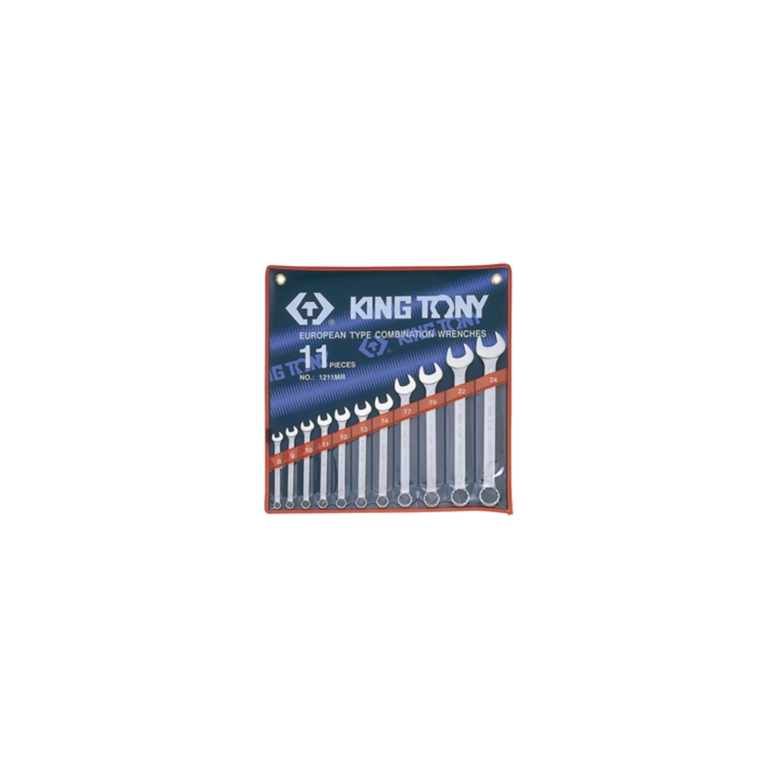 Ключ KING TONY ріжково-накидний 11 шт. (1211MR)
