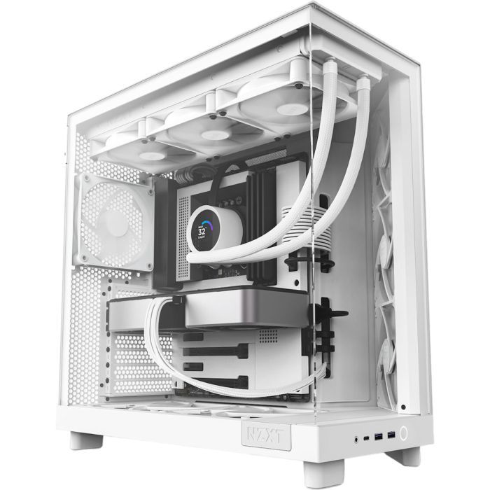 Корпус NZXT H6 Flow All white (CC-H61FW-01) зображення 2