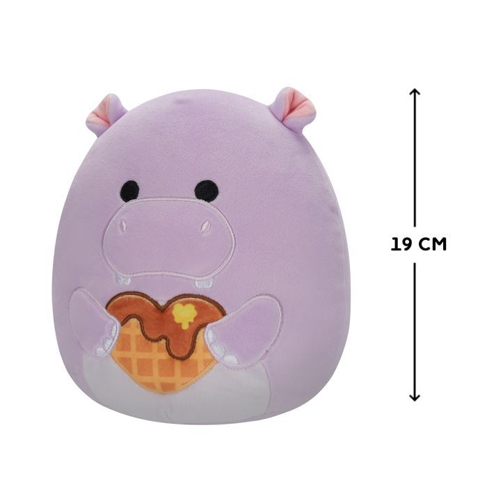 Мягкая игрушка Squishmallows Бегемот Ханна 19 см (SQVA00859) изображение 2