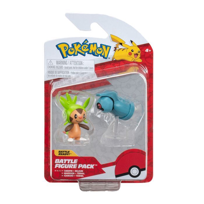 Фигурка Pokemon набор W16 - Чеспин и Белдум (PKW3014)
