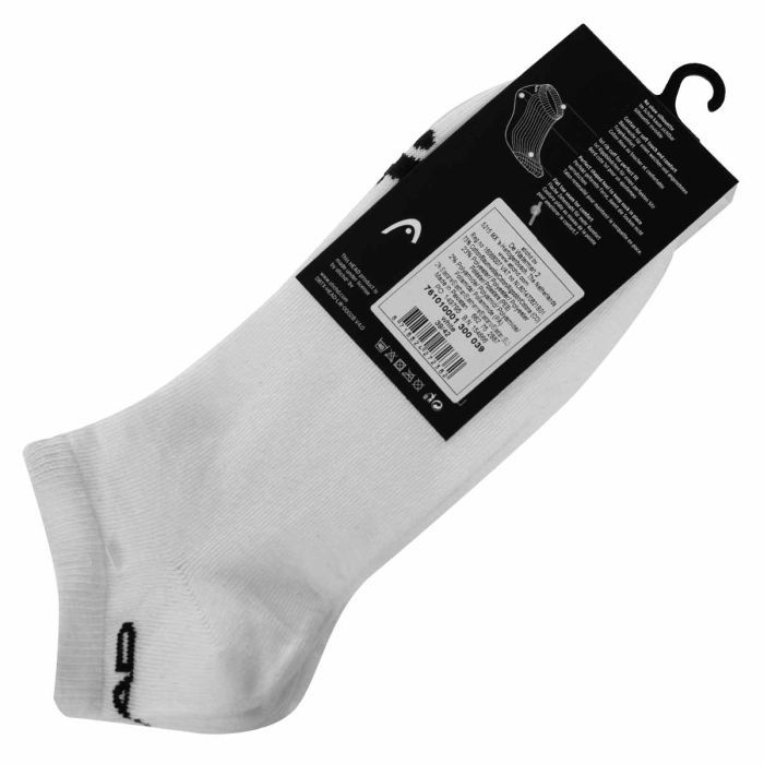 Носки Head Sneaker 3P Unisex 761010001-300 3 пари Білий 35-38 (8718824272375) изображение 7