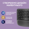Клавиатура Logitech Wave Keys Bluetooth/Wireless Black (920-012304) изображение 8